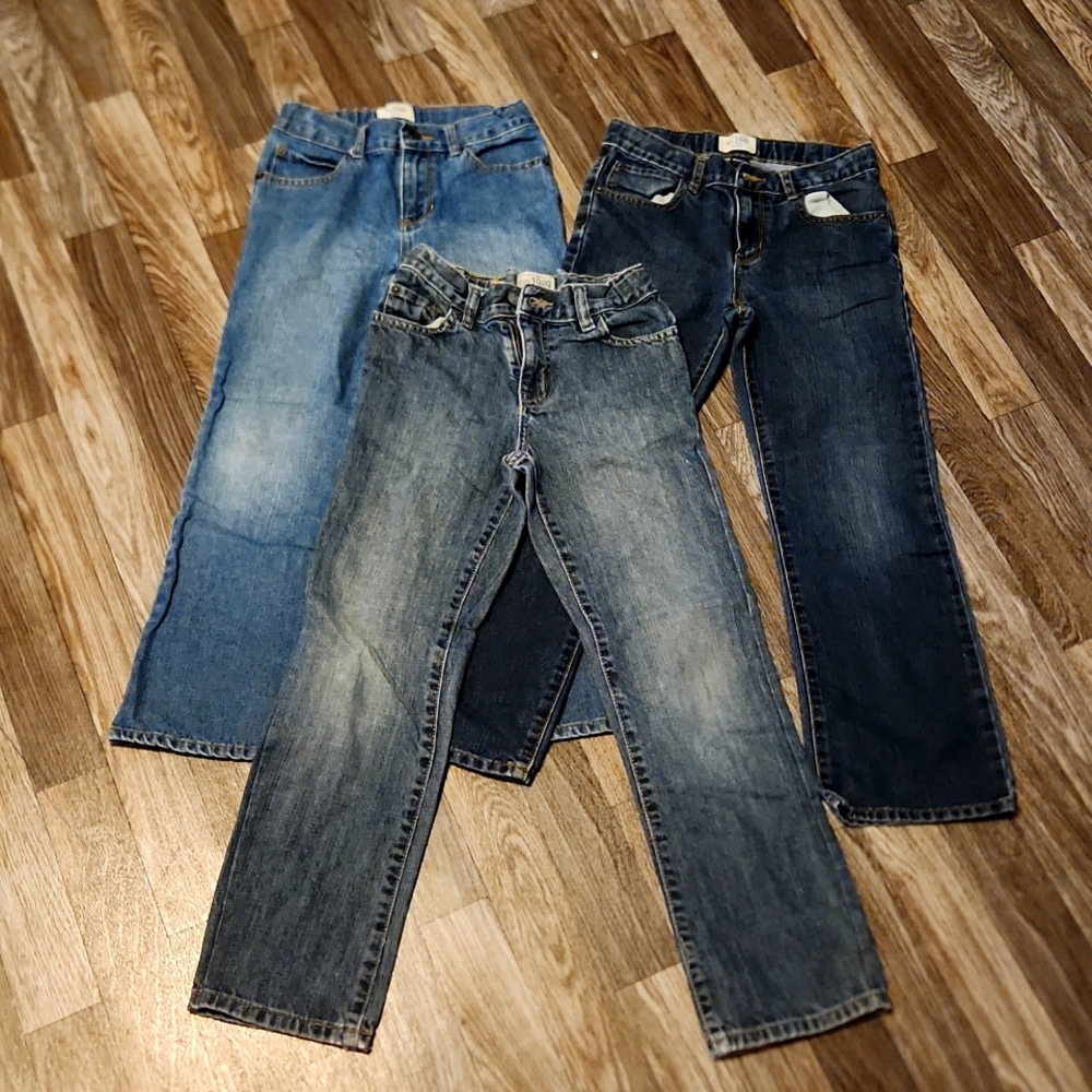 3 pairs of boys jeans